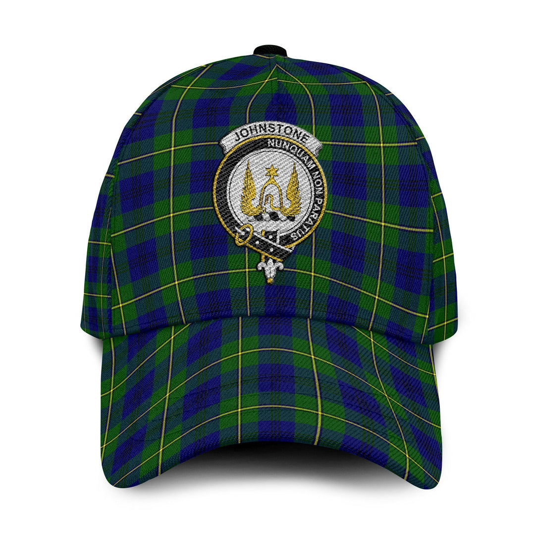 Johnstone Tartan Crest Embroidery Classic Cap