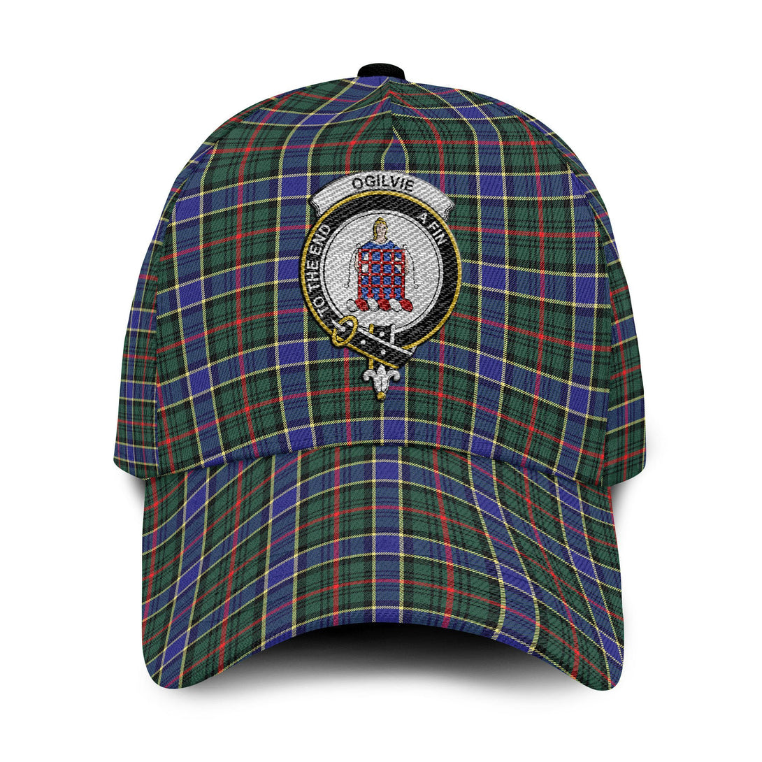 Ogilvie Tartan Crest Embroidery Classic Cap