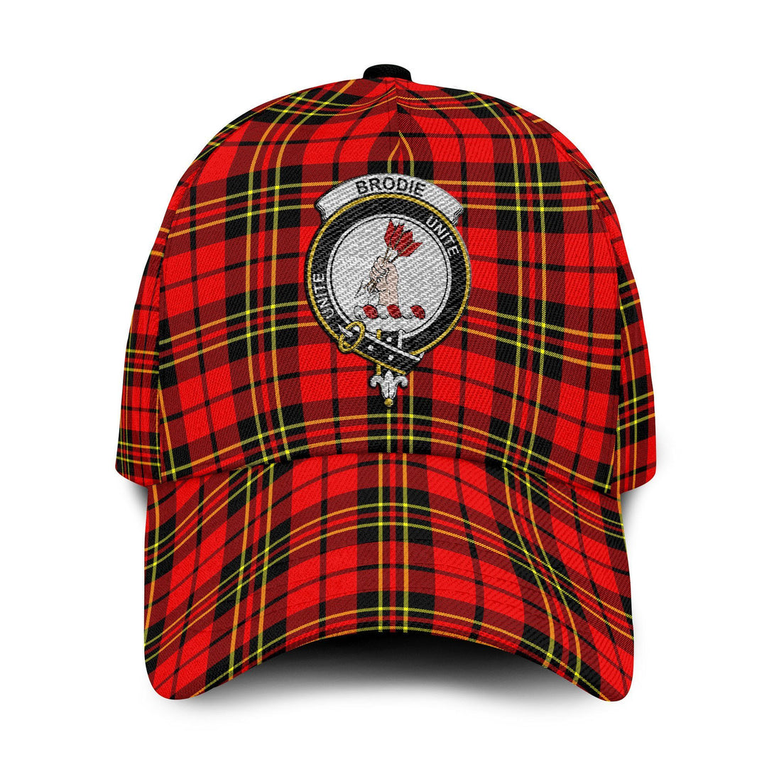 Brodie Tartan Crest Embroidery Classic Cap