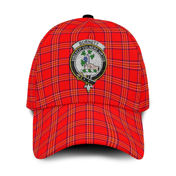 Burnett Tartan Crest Embroidery Classic Cap