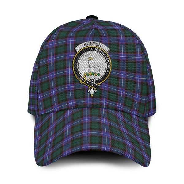 Hunter Tartan Crest Embroidery Classic Cap