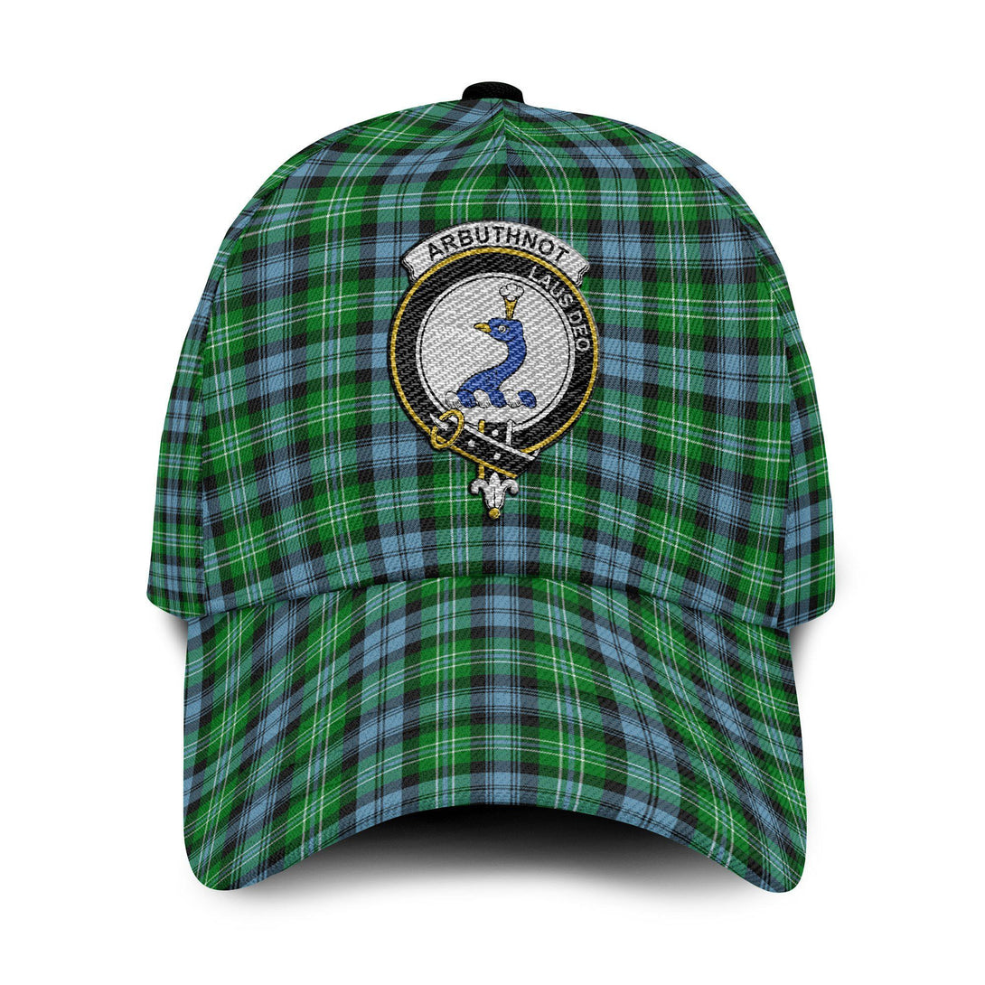 Arbuthnot Tartan Crest Embroidery Classic Cap