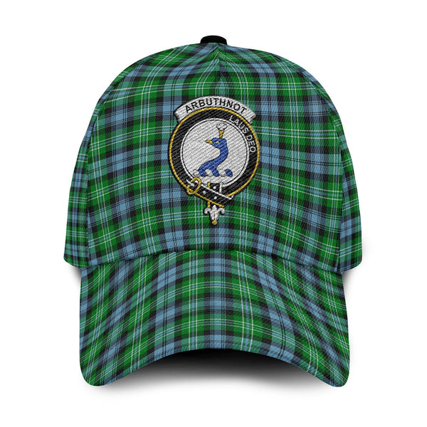 Arbuthnot Tartan Crest Embroidery Classic Cap