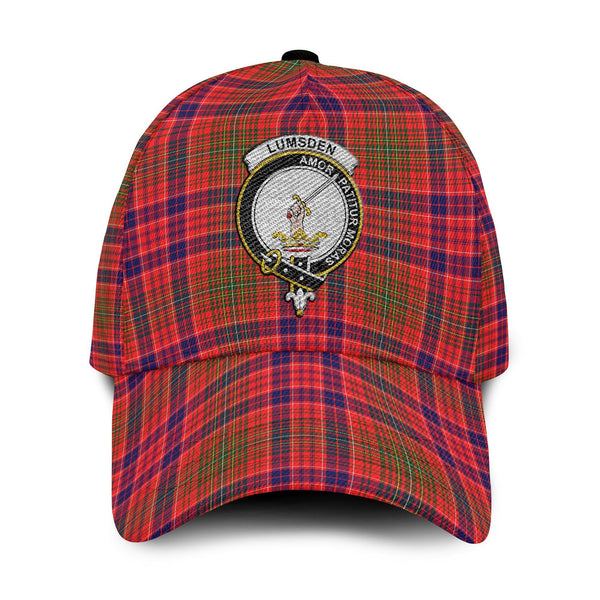 Lumsden Tartan Crest Embroidery Classic Cap