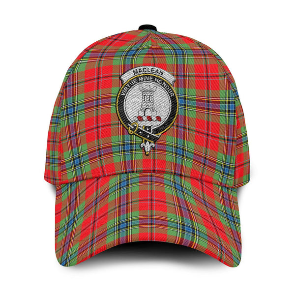 MacLean Tartan Crest Embroidery Classic Cap