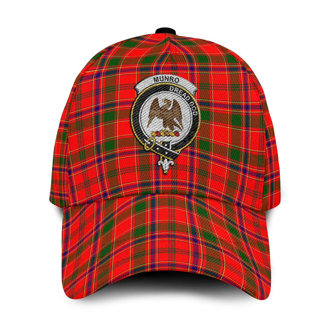 Munro Tartan Crest Embroidery Classic Cap