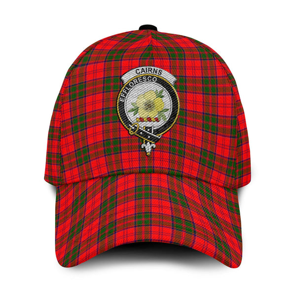 Cairns Tartan Crest Embroidery Classic Cap