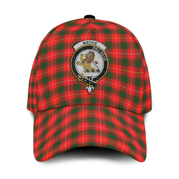 MacFie (of Dreghorn) Tartan Crest Embroidery Classic Cap