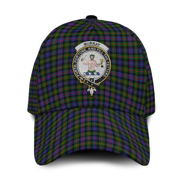 Murray (of Atholl) Tartan Crest Embroidery Classic Cap