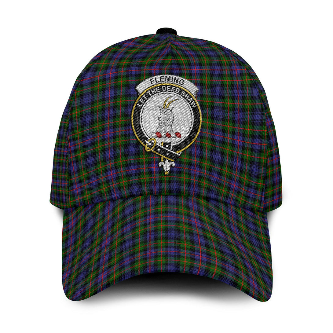 Fleming Tartan Crest Embroidery Classic Cap