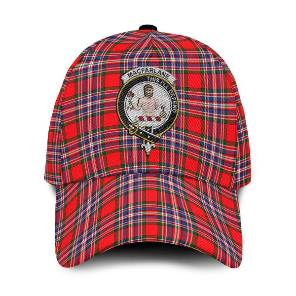 MacFarlane Tartan Crest Embroidery Classic Cap