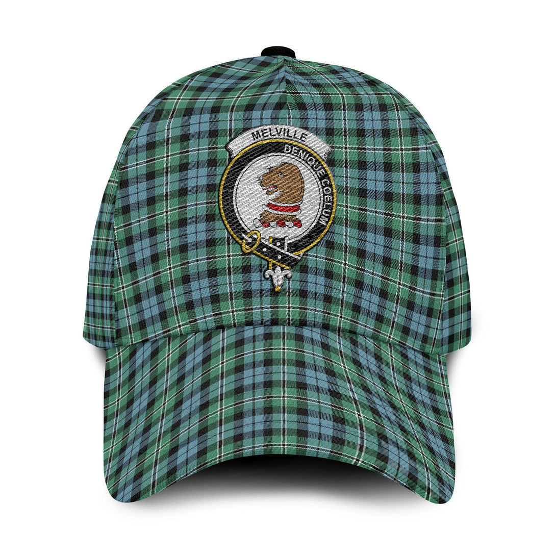 Melville Tartan Crest Embroidery Classic Cap