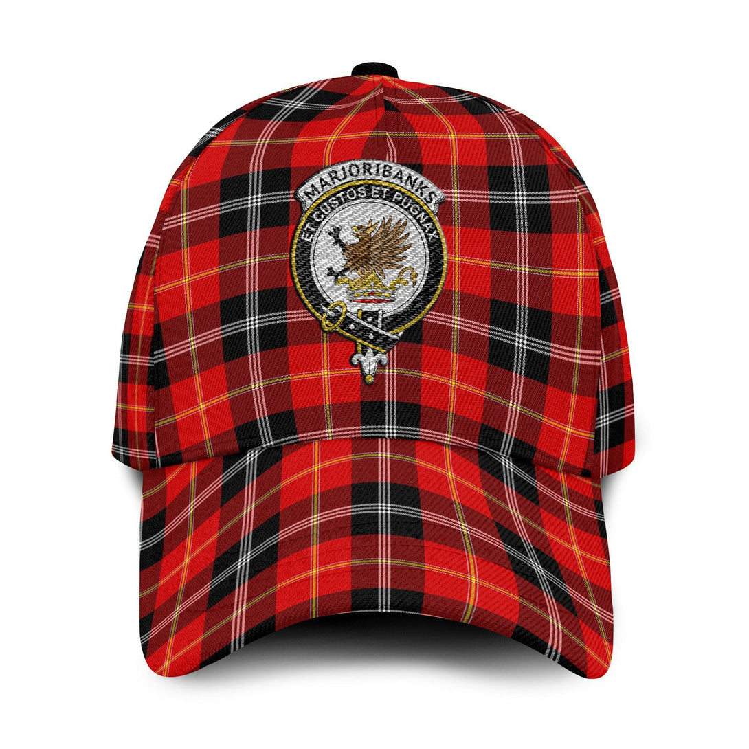 Marjoribanks Tartan Crest Embroidery Classic Cap