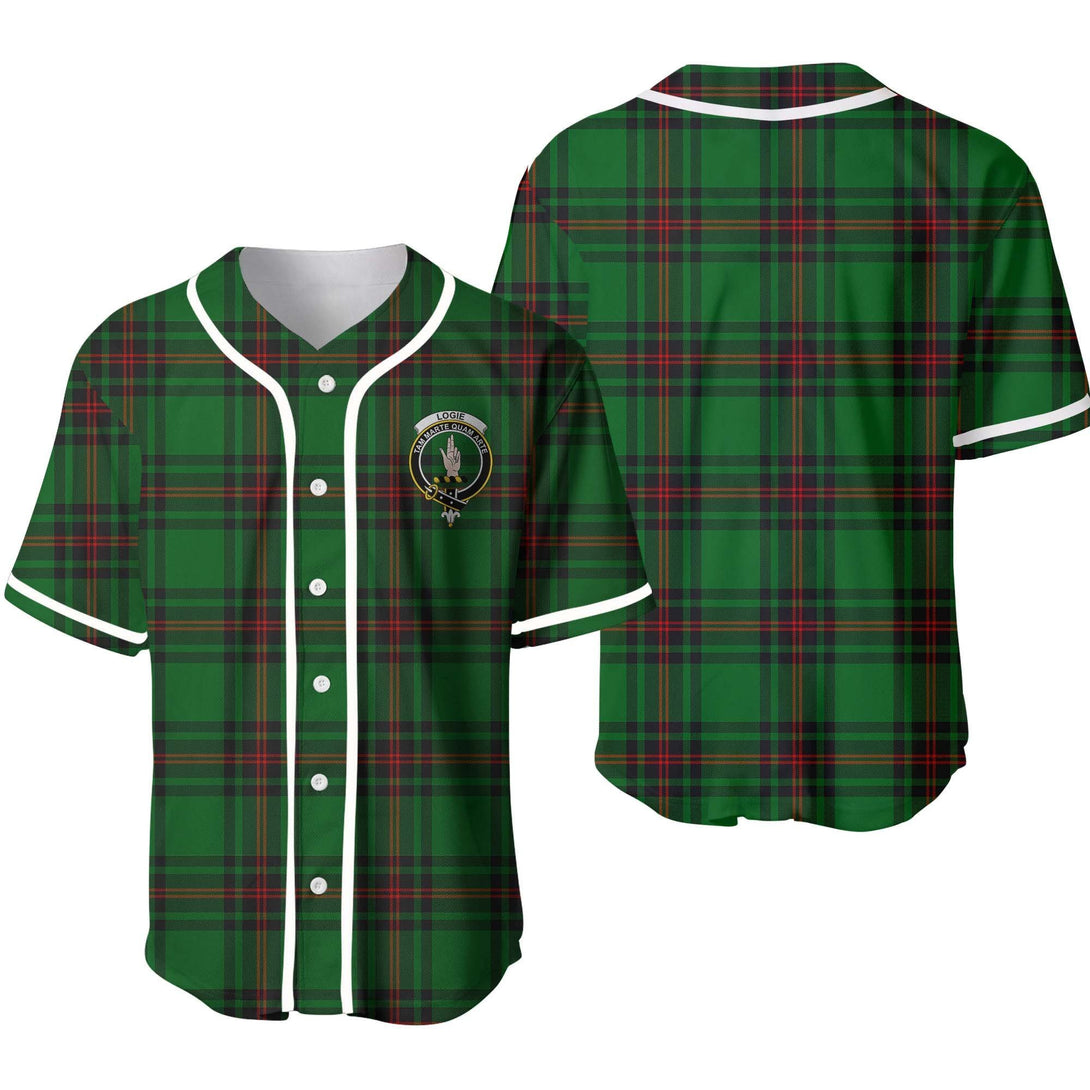 Logie Tartan Classic Baseball Jersey