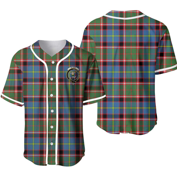 Glass Tartan Classic Baseball Jersey