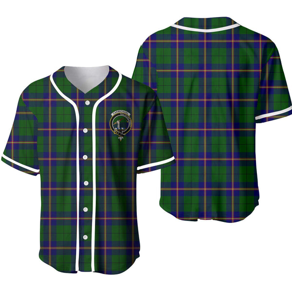 Carmichael Tartan Classic Baseball Jersey