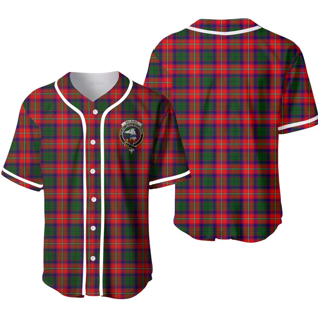 Belshes Tartan Classic Baseball Jersey