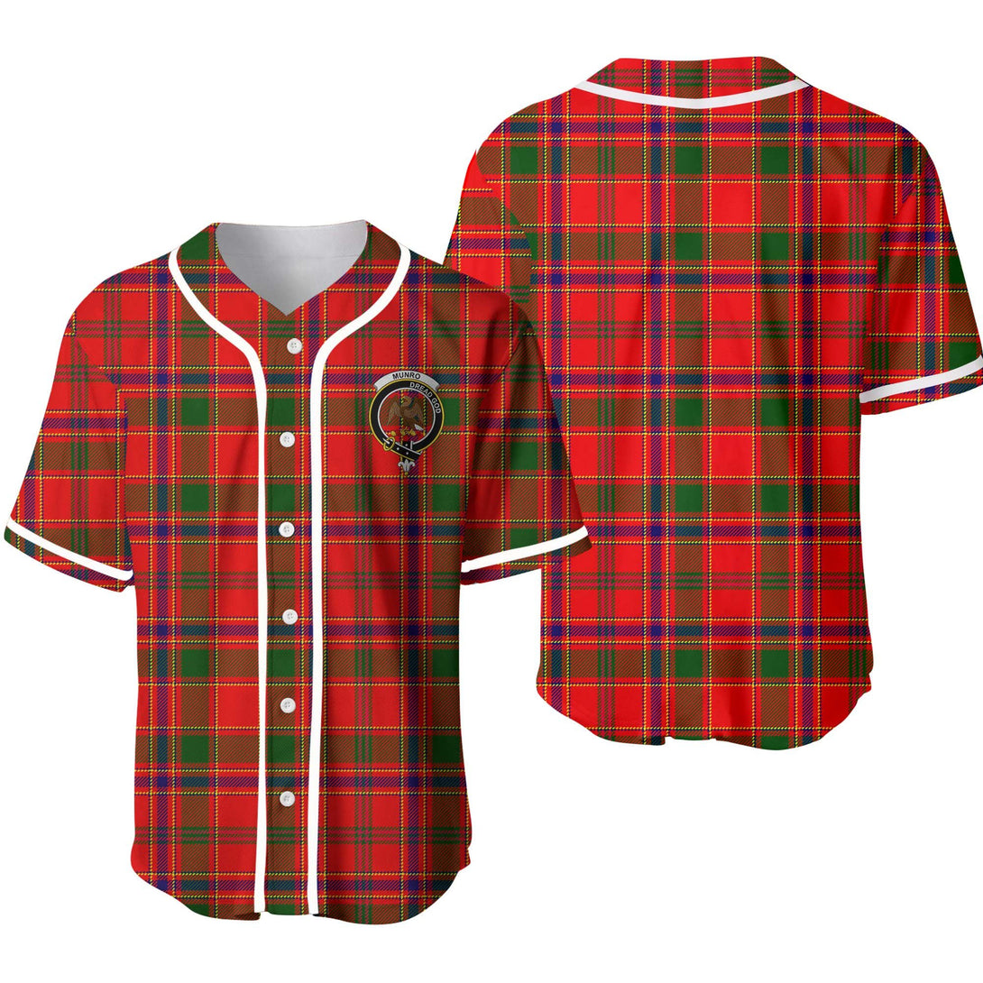 Munro Tartan Classic Baseball Jersey