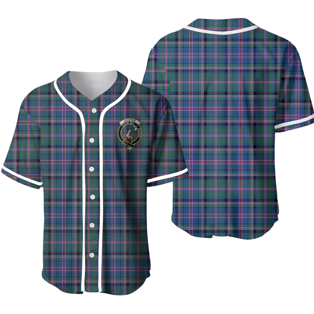 Cooper Ancient Tartan Classic Baseball Jersey