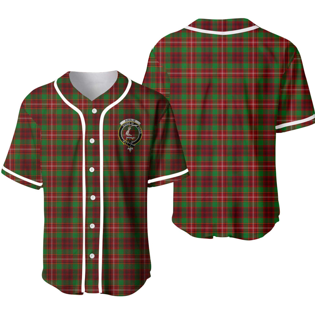 Ainslie Tartan Classic Baseball Jersey