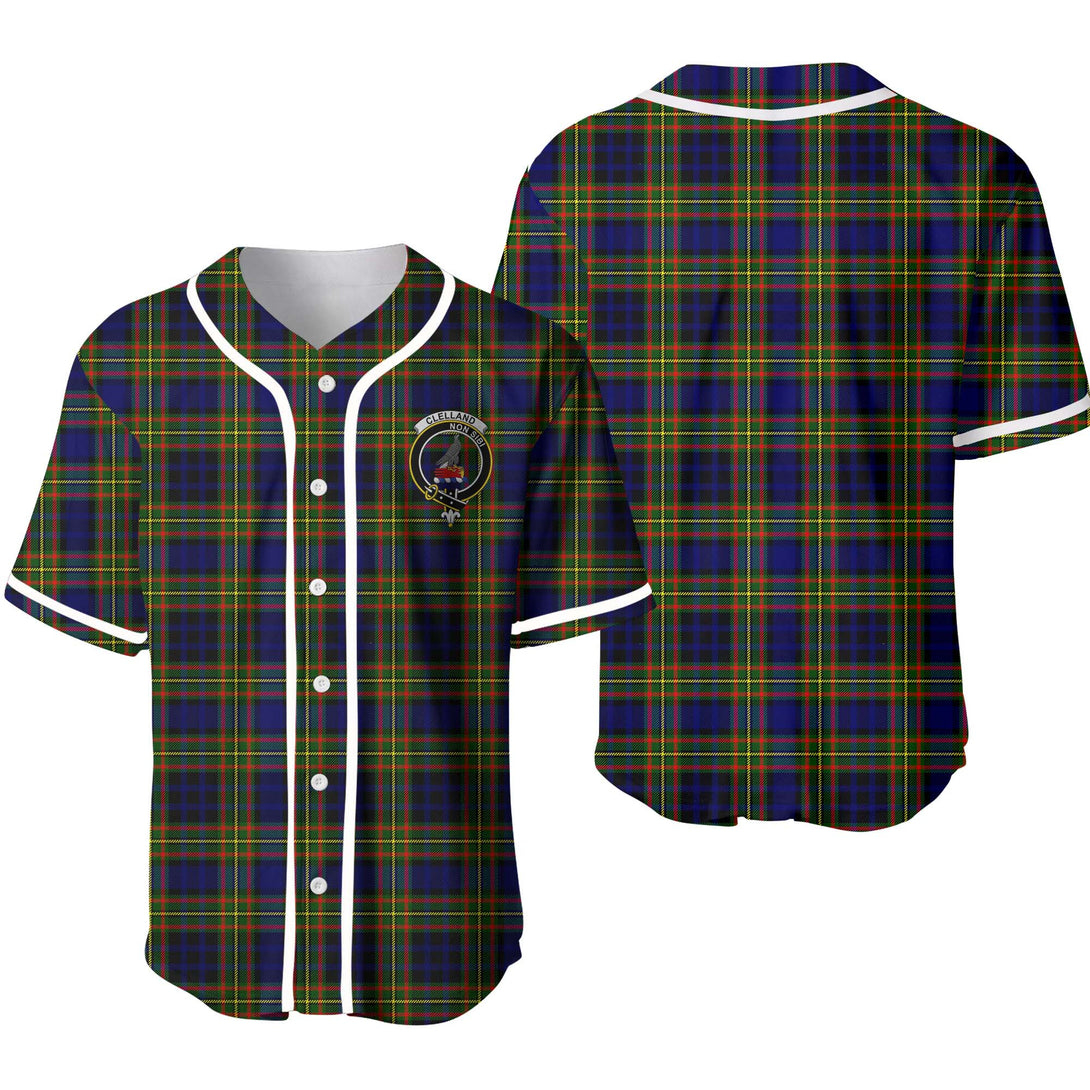 Clelland Tartan Classic Baseball Jersey