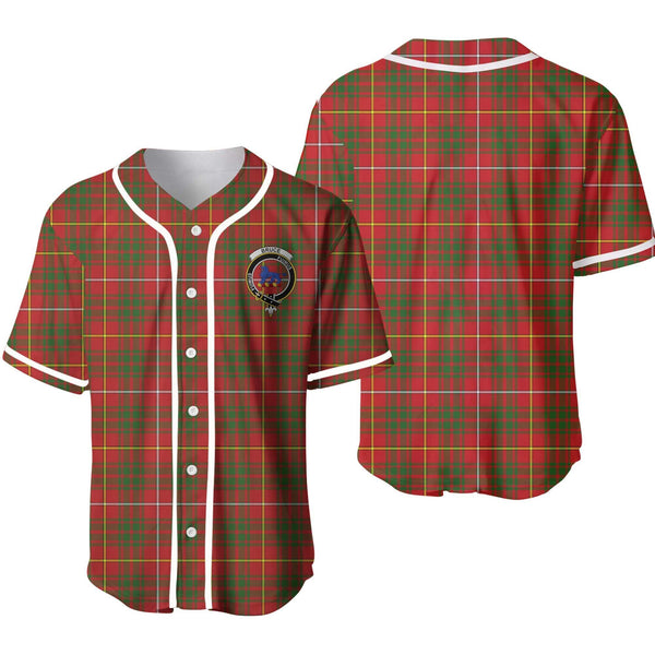 Bruce Tartan Classic Baseball Jersey