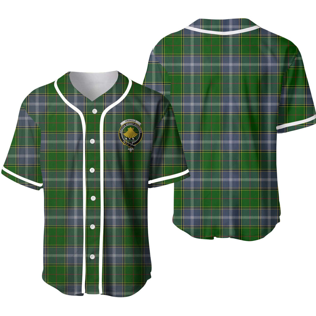 Pringle Tartan Classic Baseball Jersey