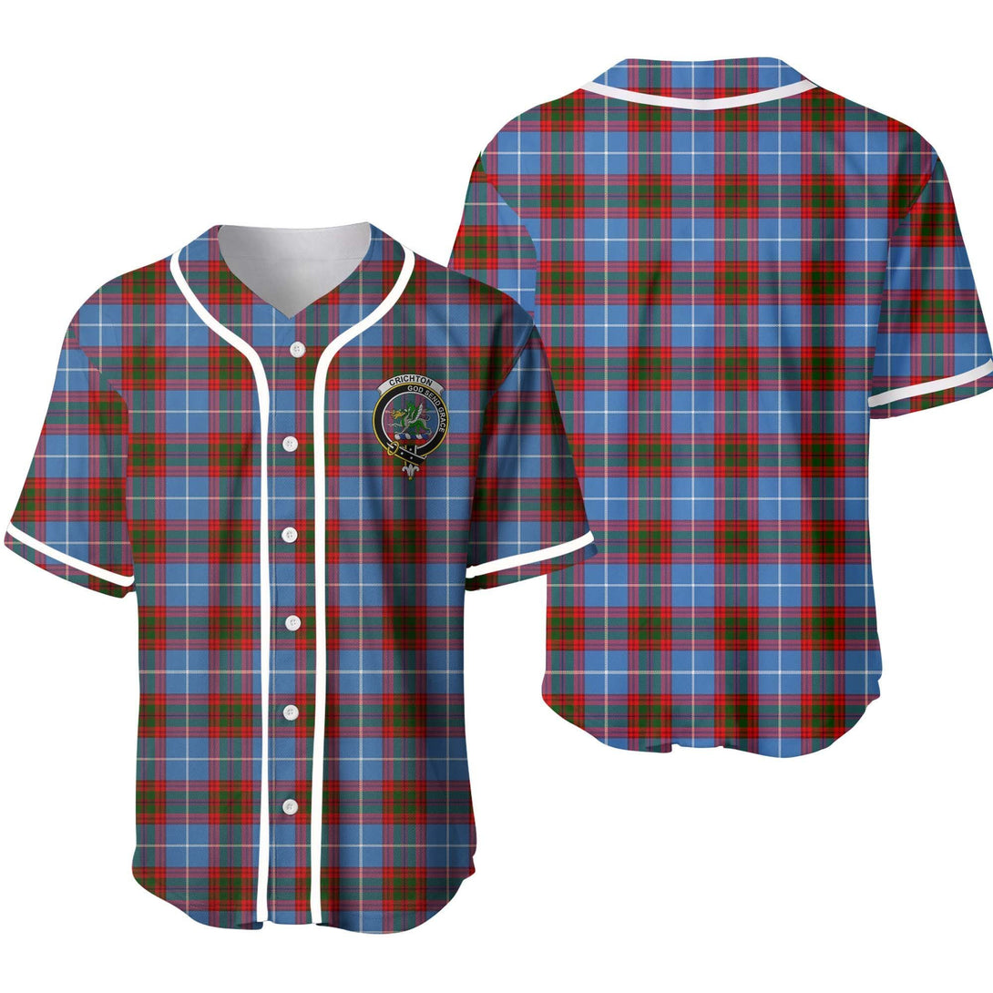 Crichton District Tartan Classic Baseball Jersey