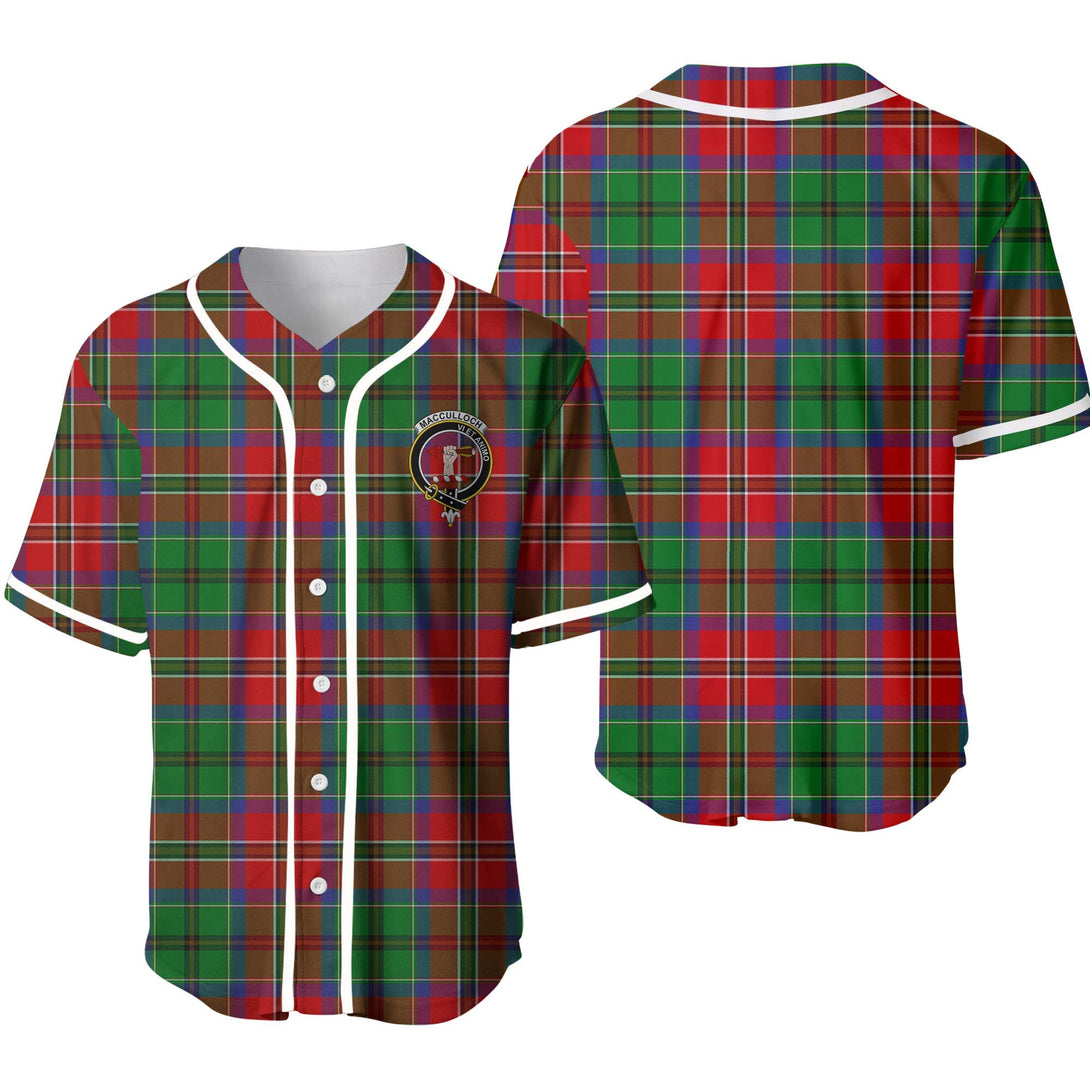 MacCulloch (McCulloch) Tartan Classic Baseball Jersey