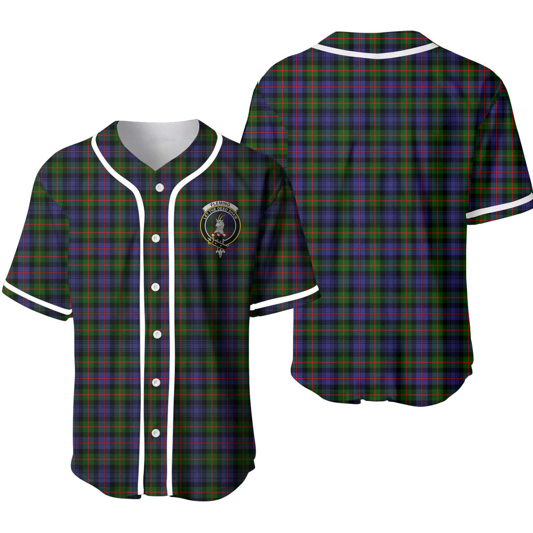 Fleming Tartan Classic Baseball Jersey