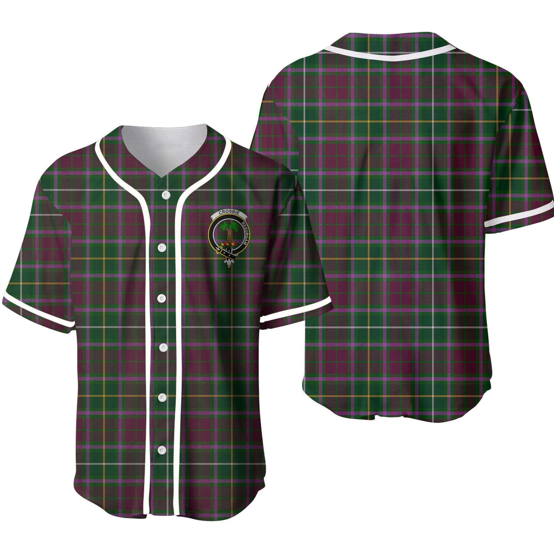 Crosbie Tartan Classic Baseball Jersey