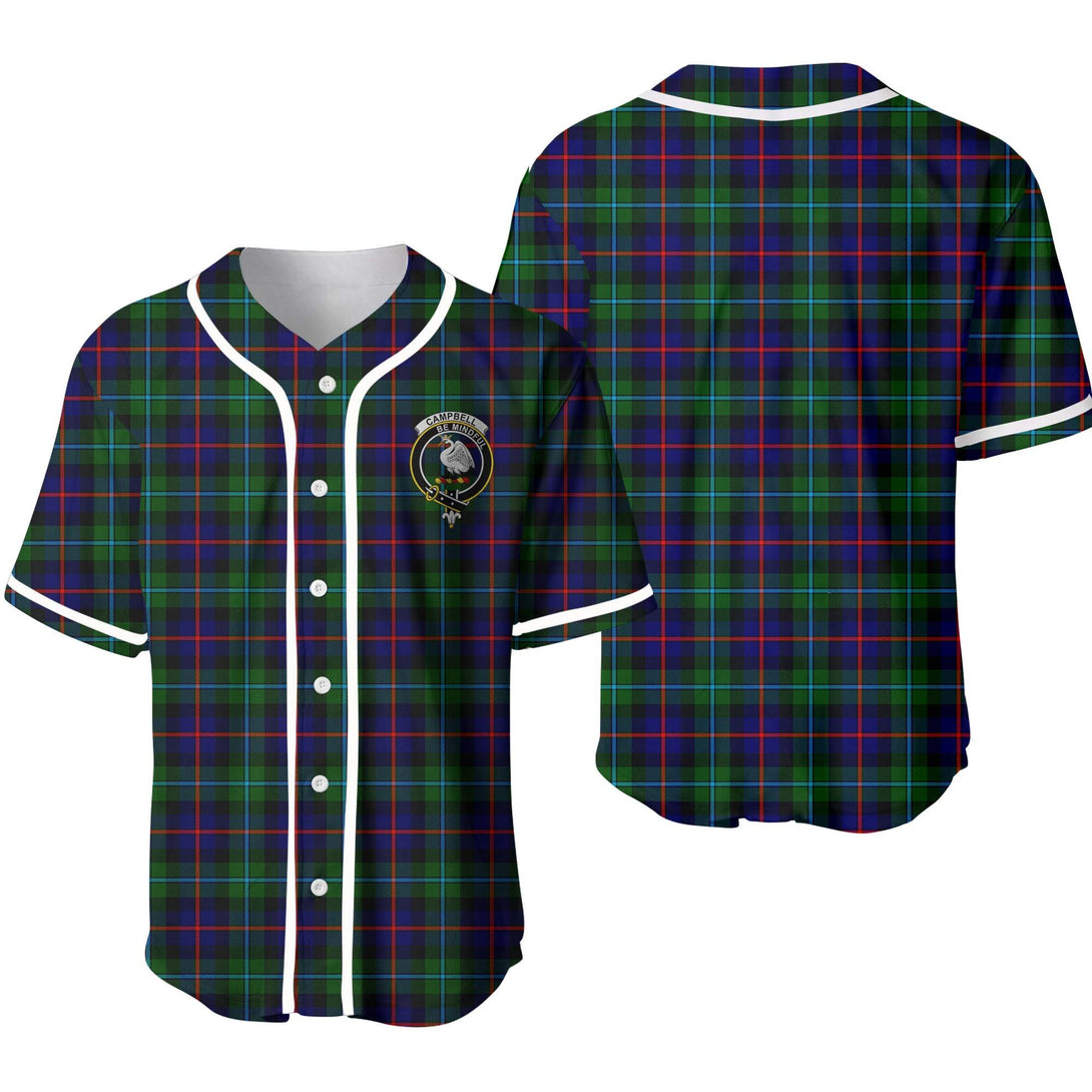 Campbell of Cawdor Tartan Classic Baseball Jersey