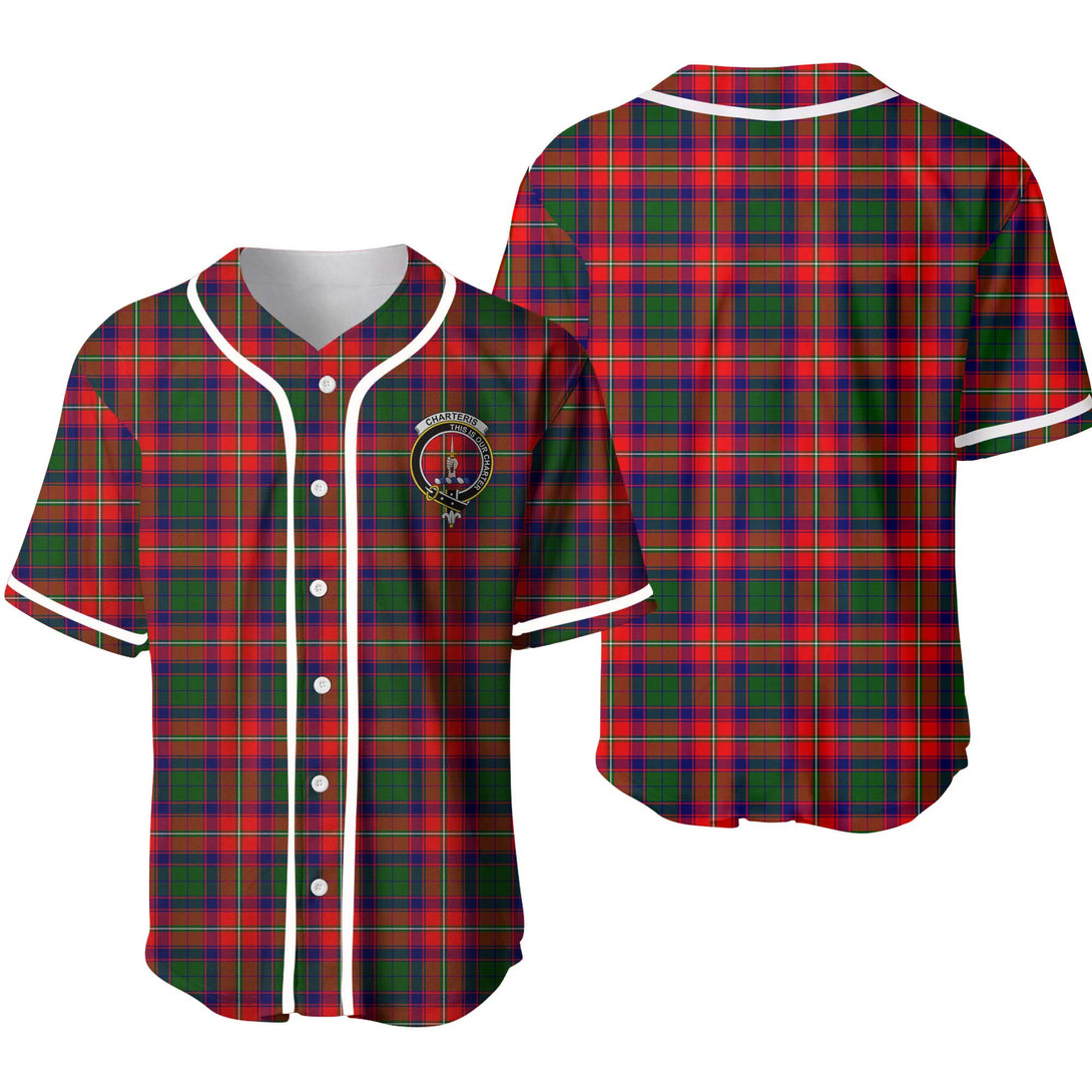 Charteris (Earl of Wemyss) Tartan Classic Baseball Jersey