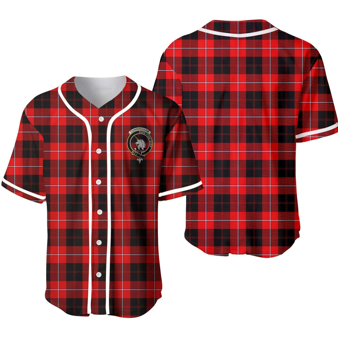 Cunningham Tartan Classic Baseball Jersey