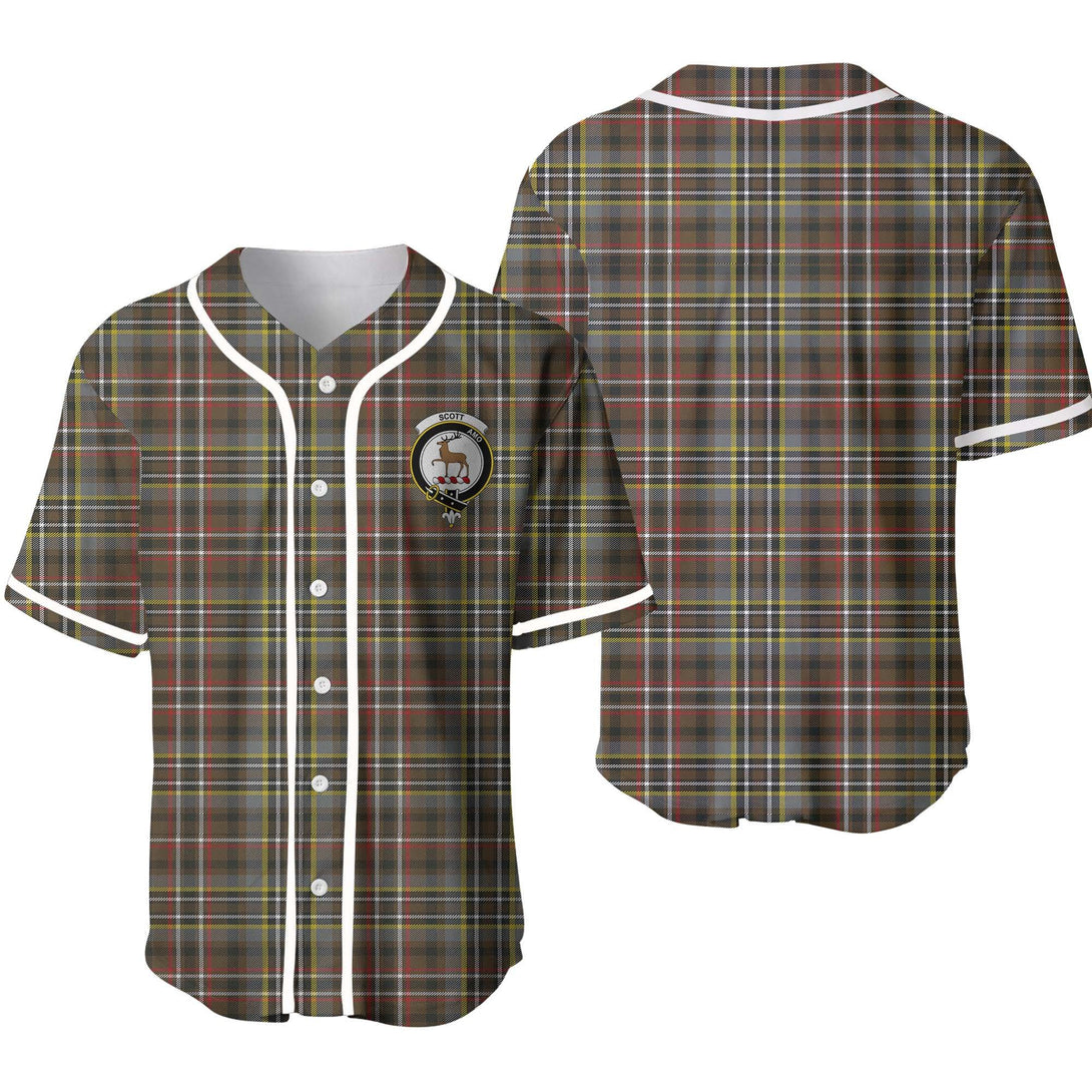 Scott Green Weathered Tartan Classic Baseball Jersey