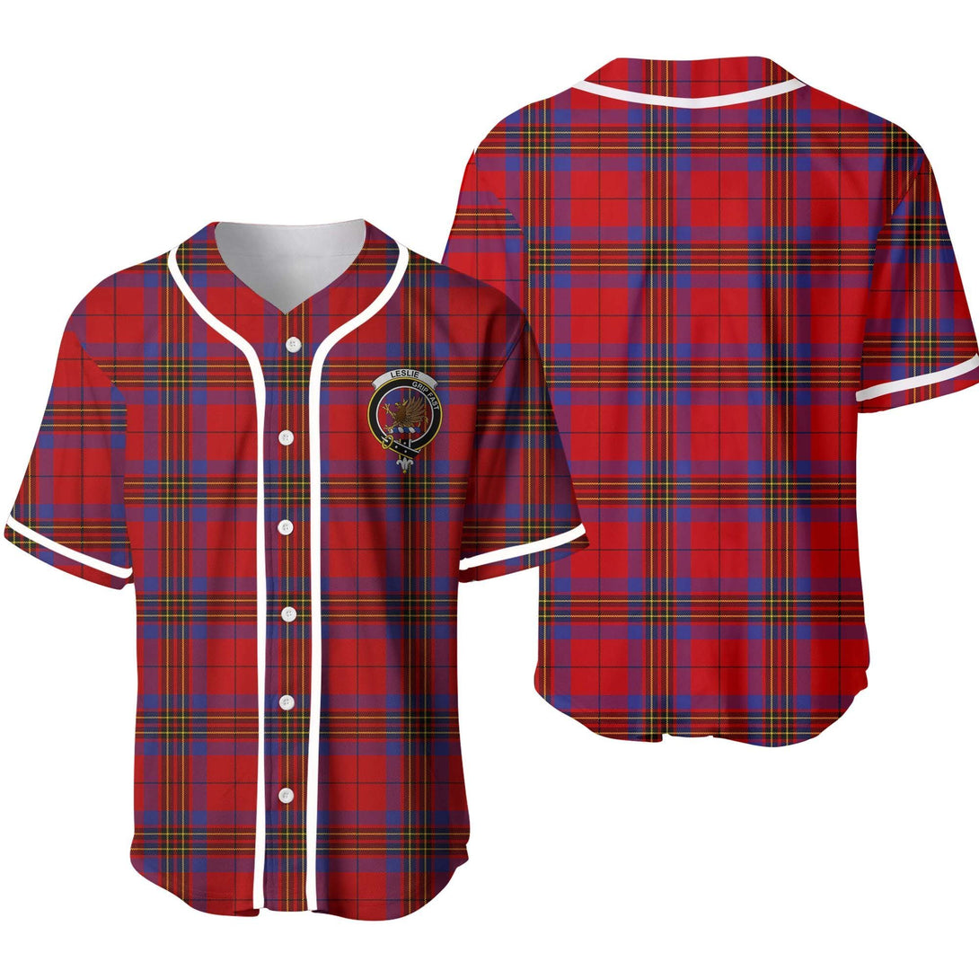 Leslie Tartan Classic Baseball Jersey