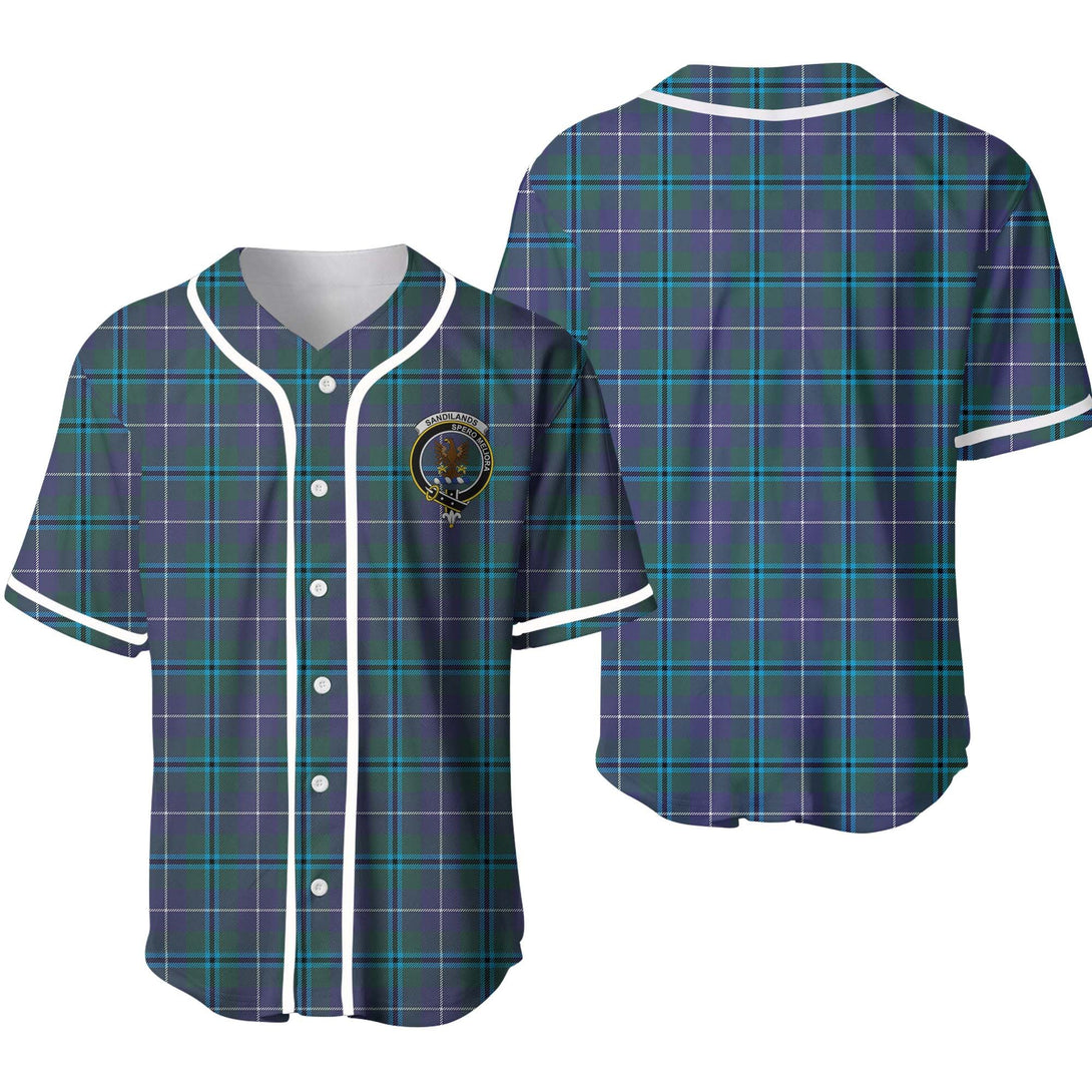 Sandilands Tartan Classic Baseball Jersey