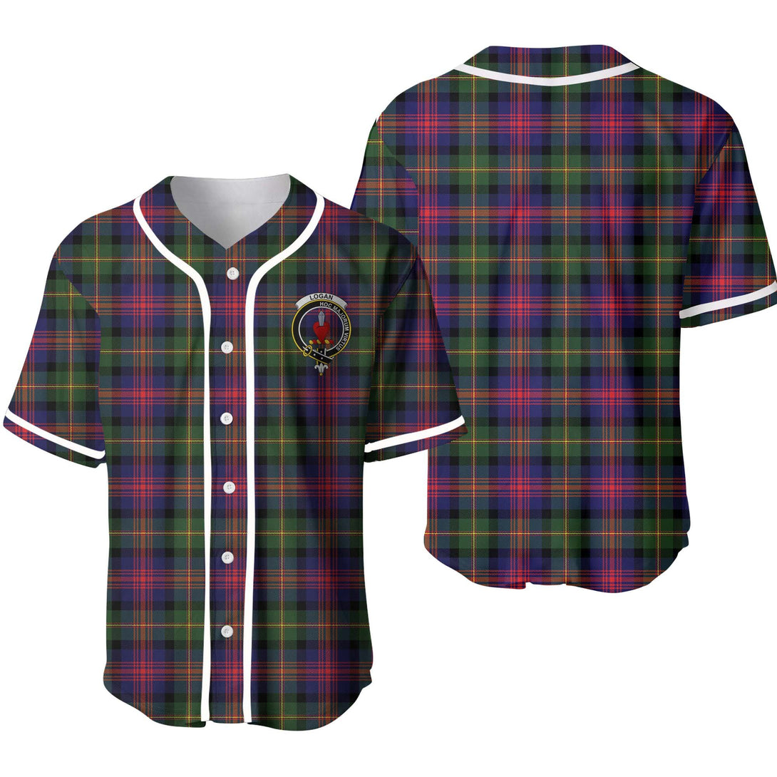 Logan Tartan Classic Baseball Jersey