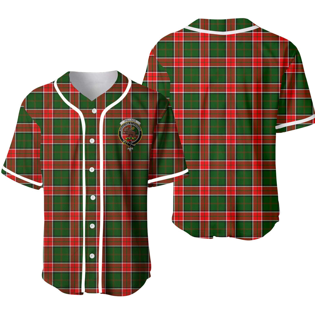 Pollock Tartan Classic Baseball Jersey