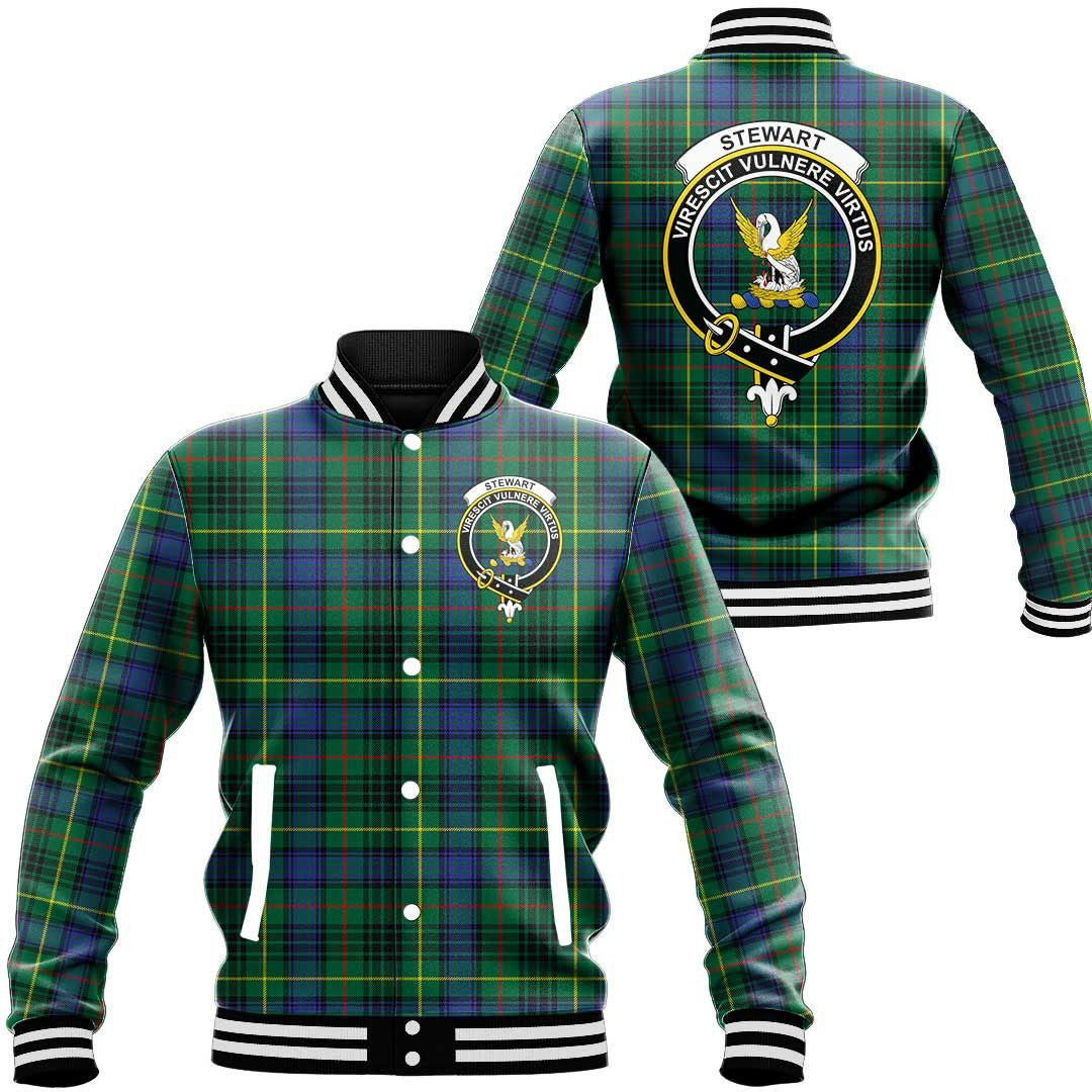 Stewart Hunting Modern Tartan Classic Crest Baseball Jacket