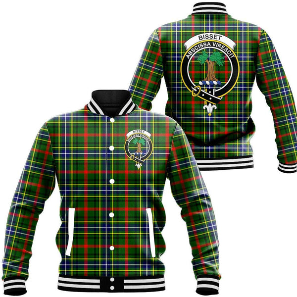 Bisset Tartan Classic Crest Baseball Jacket