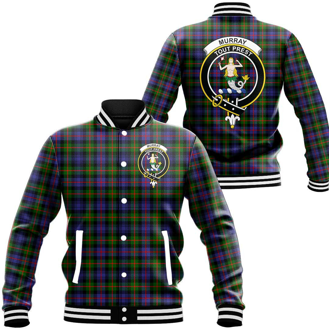 Murray of Atholl Modern Tartan Classic Crest Baseball Jacket