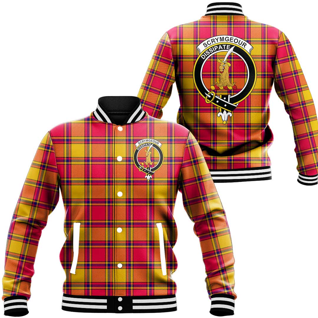 Scrymgeour Tartan Classic Crest Baseball Jacket