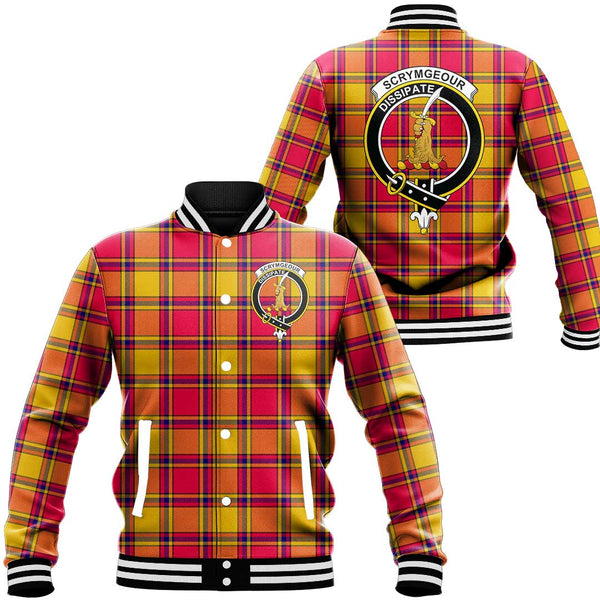 Scrymgeour Tartan Classic Crest Baseball Jacket