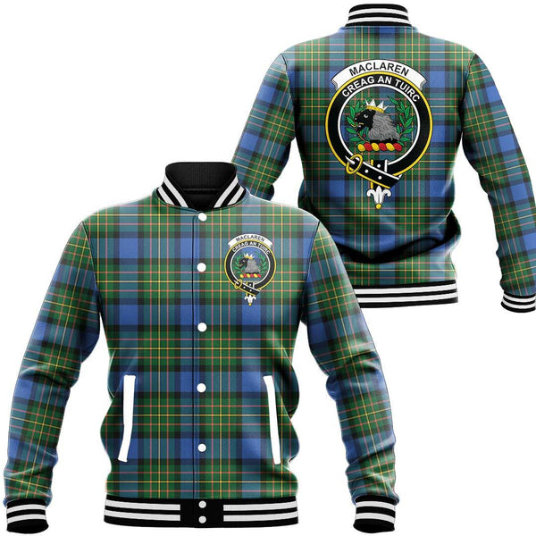 MacLaren Ancient Tartan Classic Crest Baseball Jacket