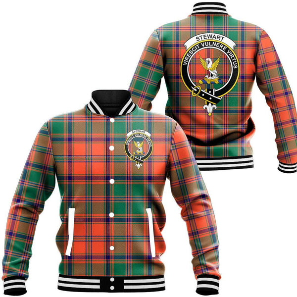 Stewart of Appin Ancient Tartan Classic Crest Baseball Jacket