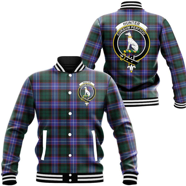 Hunter Modern Tartan Classic Crest Baseball Jacket