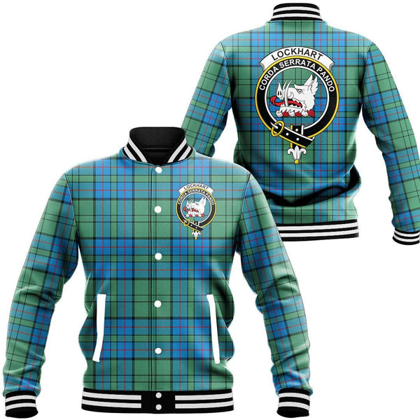 Lockhart Modern Tartan Classic Crest Baseball Jacket