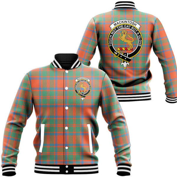 MacKintosh Ancient Tartan Classic Crest Baseball Jacket