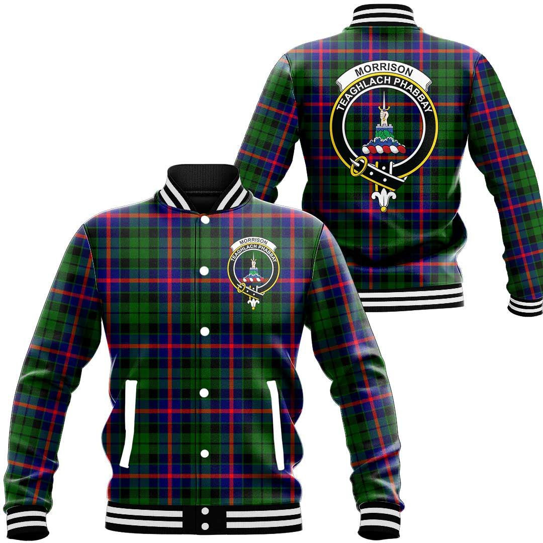 Morrison Modern Tartan Classic Crest Baseball Jacket